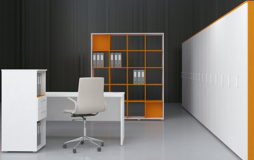 Мебель для персонала Sentida Color в декоре Апельсин